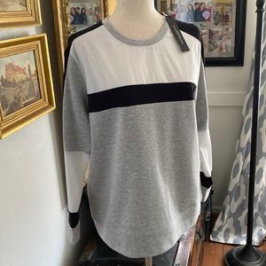NWT $129 DKNY Color Block Top